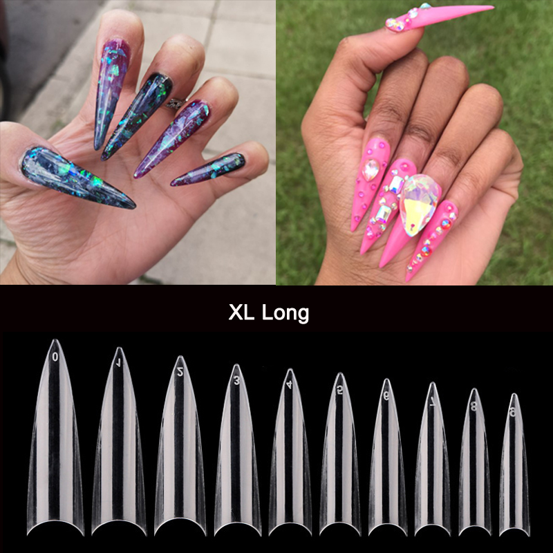 Nail Art Xl - 500/600 Chiếc/Túi Chuyên Nghiệp XL Dài