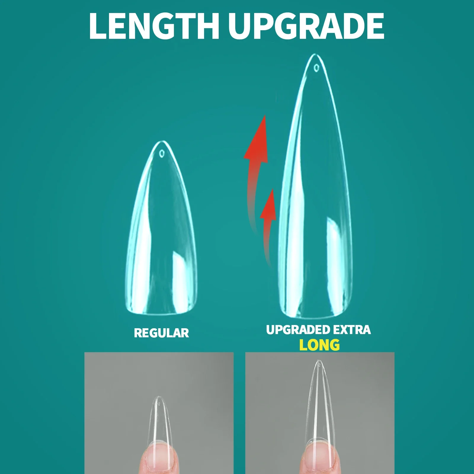 Nailpop XXL Coffin Nail Tips F - đánh giá và giá Nail Art Xl