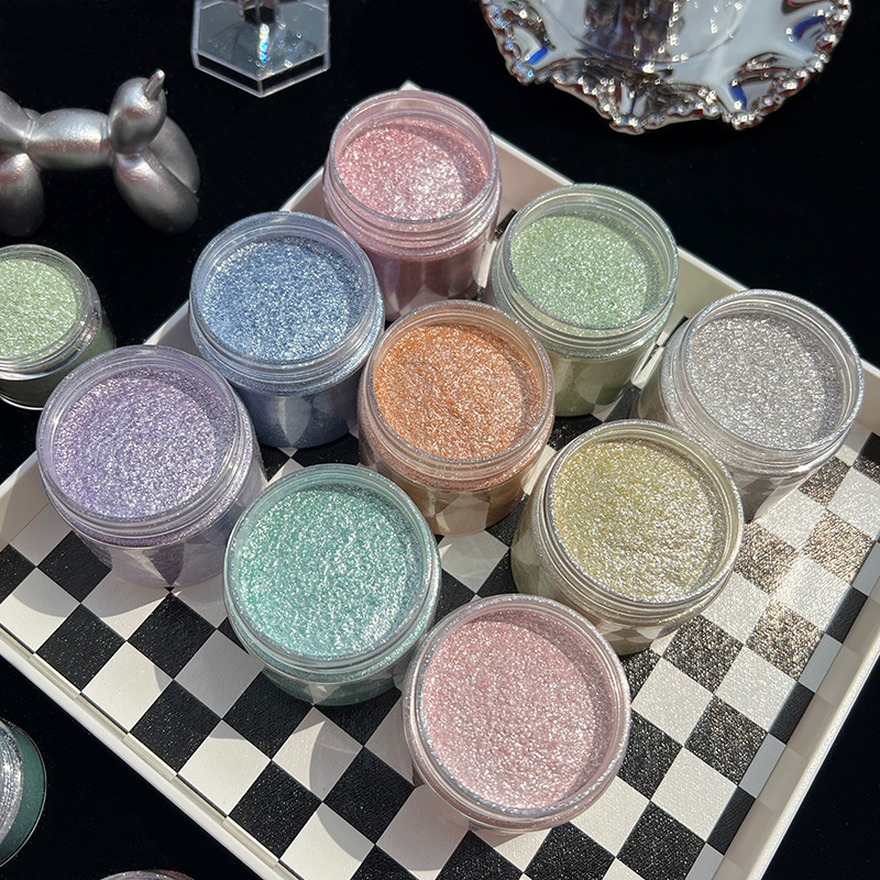 Mermaid Diamond Glitter Mica P - đánh giá và giá Nail Art Inspo