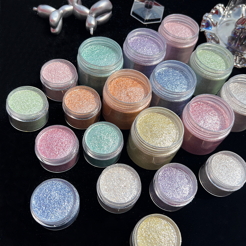 Mermaid Diamond Glitter Mica P - đánh giá và giá Nail Art Inspo