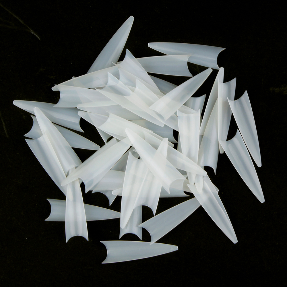 1Bag(600Pcs)Natural Stiletto P - đánh giá và giá Nail Art Xl