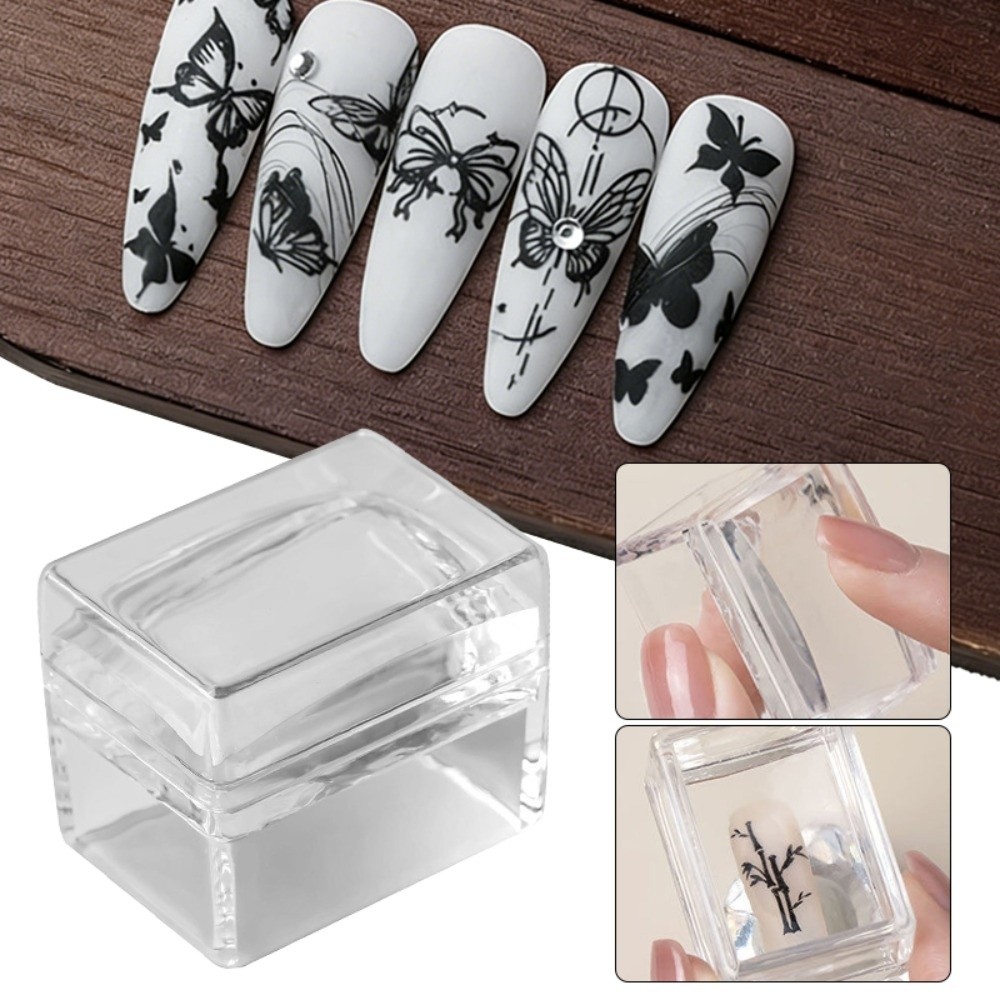 New Transparent Nail Art Stamp - đánh giá và giá Nail Art Inspo