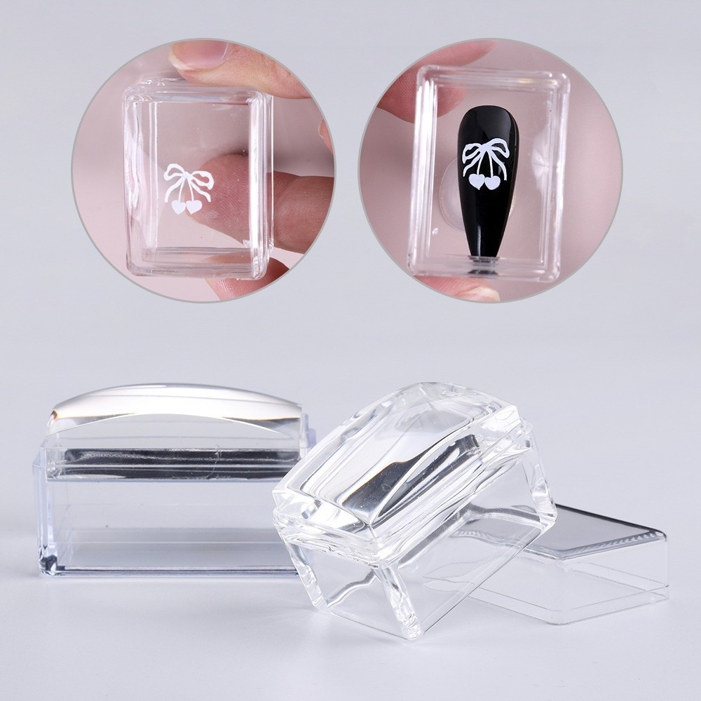 New Transparent Nail Art Stamp - đánh giá và giá Nail Art Inspo