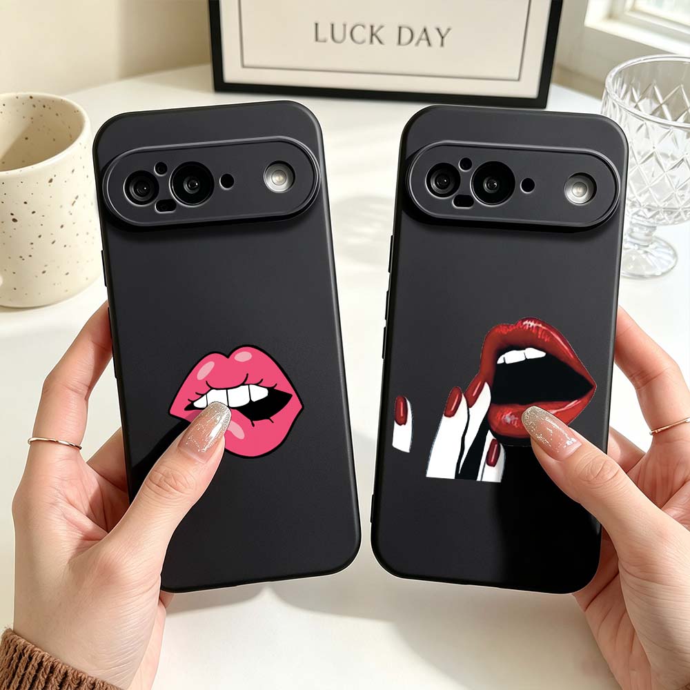 Red Lips Nails Art Phone Case  - đánh giá và giá Nail Art Xl