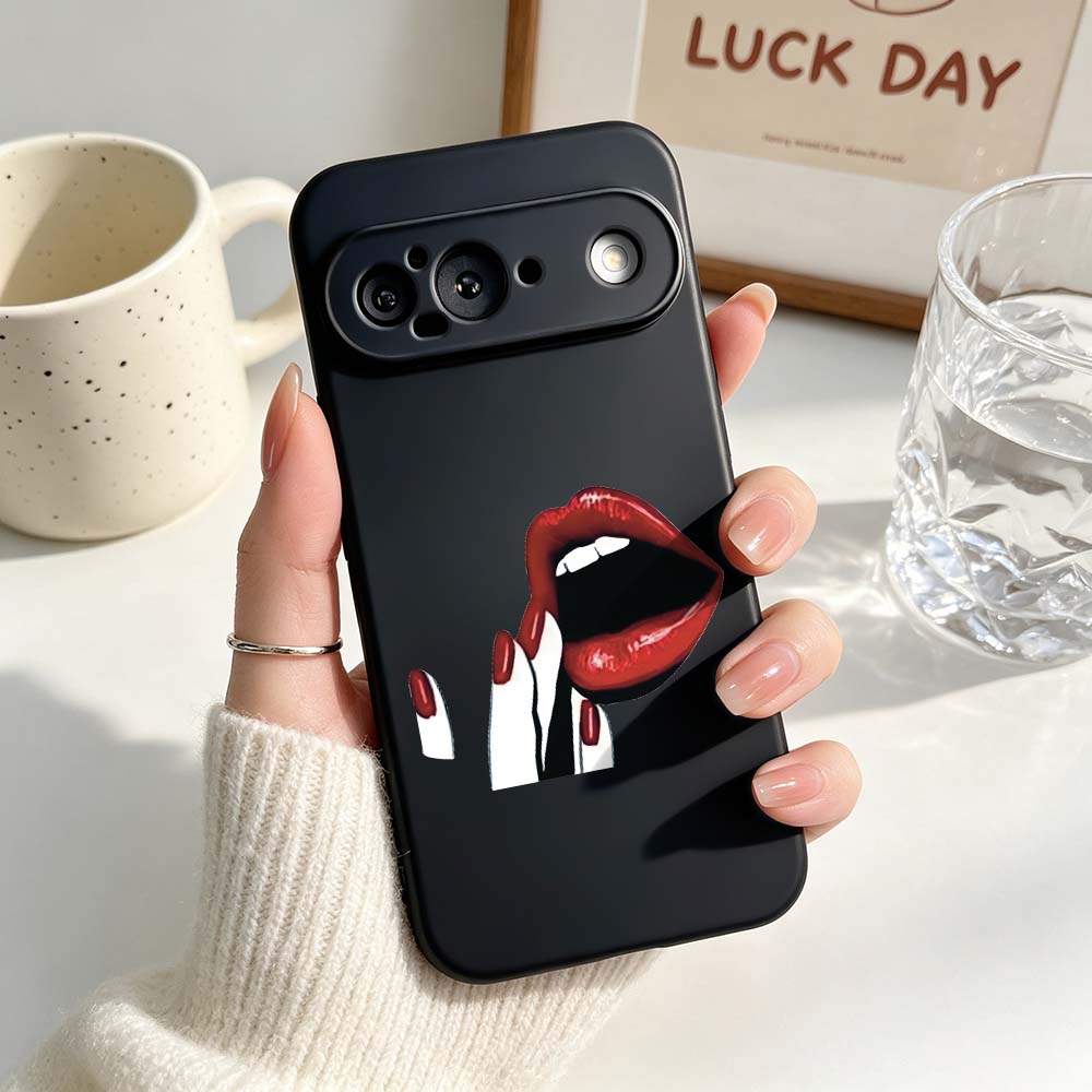 Red Lips Nails Art Phone Case  - đánh giá và giá Nail Art Xl