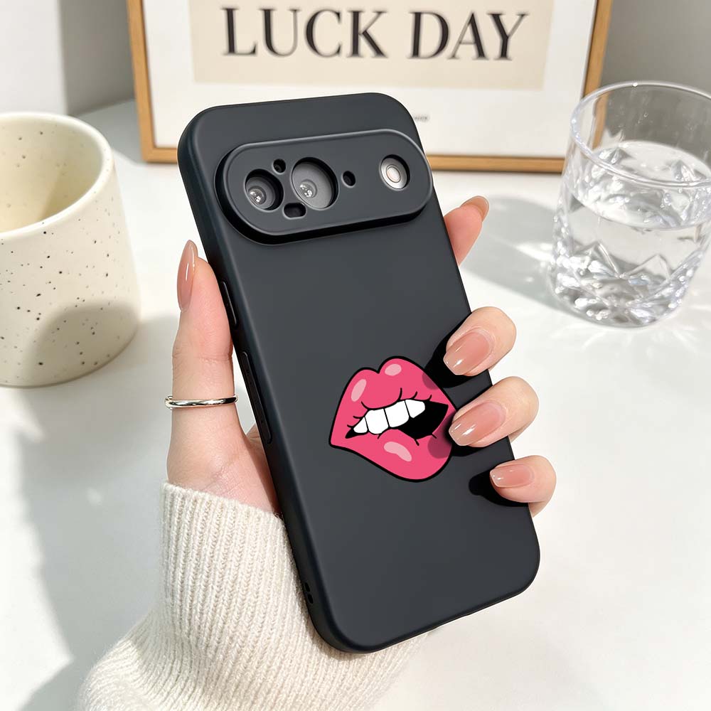 Red Lips Nails Art Phone Case  - đánh giá và giá Nail Art Xl