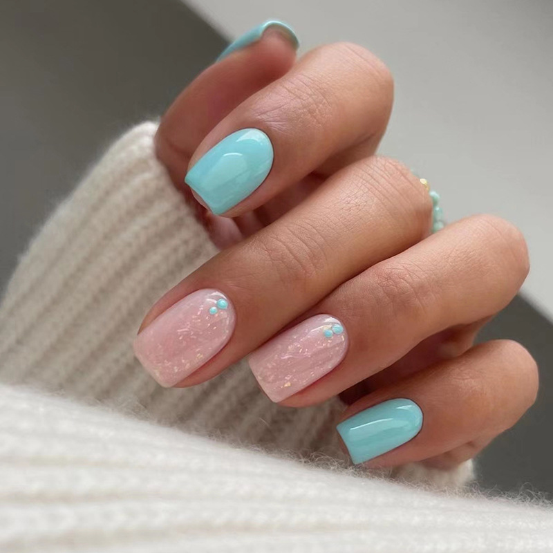 24Pcs Short Ballet False Nails - đánh giá và giá Nail Art Inspo