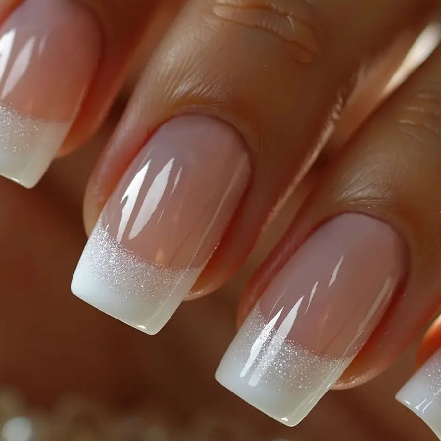 24pcs/set Medium Square fake n - đánh giá và giá Nail Art Inspo