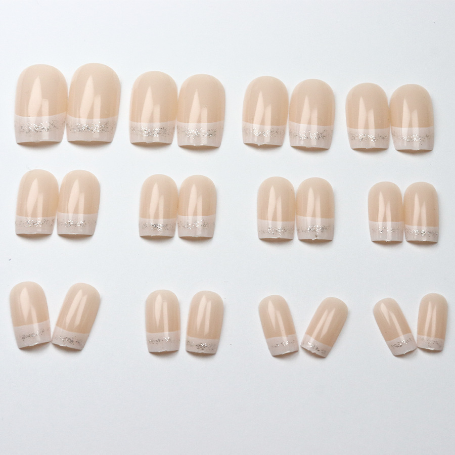 24pcs/set Medium Square fake n - đánh giá và giá Nail Art Inspo