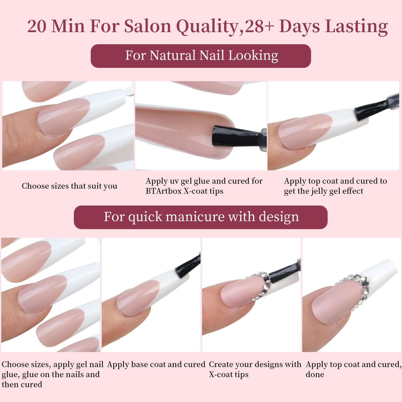 120Pcs Colorful Fake Nails Nee - đánh giá và giá Nail Art Xl