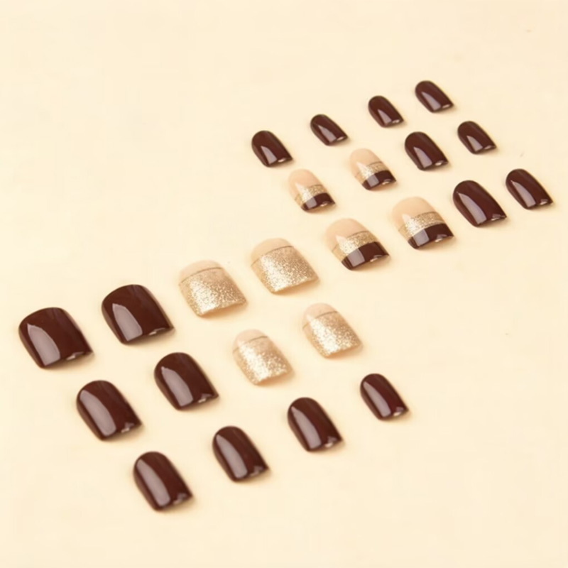 Short Square fake nails for wo - đánh giá và giá Nail Art Inspo