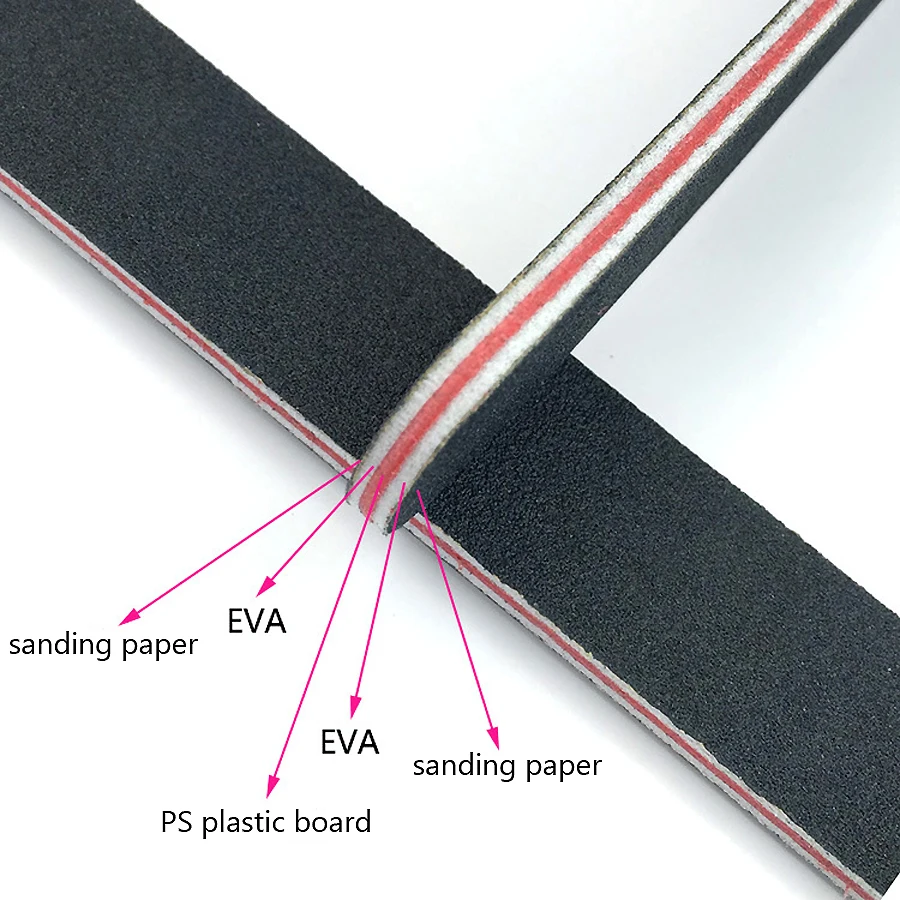 5Pcs Emery Board Nail Files, S - đánh giá và giá Nail Art Xl