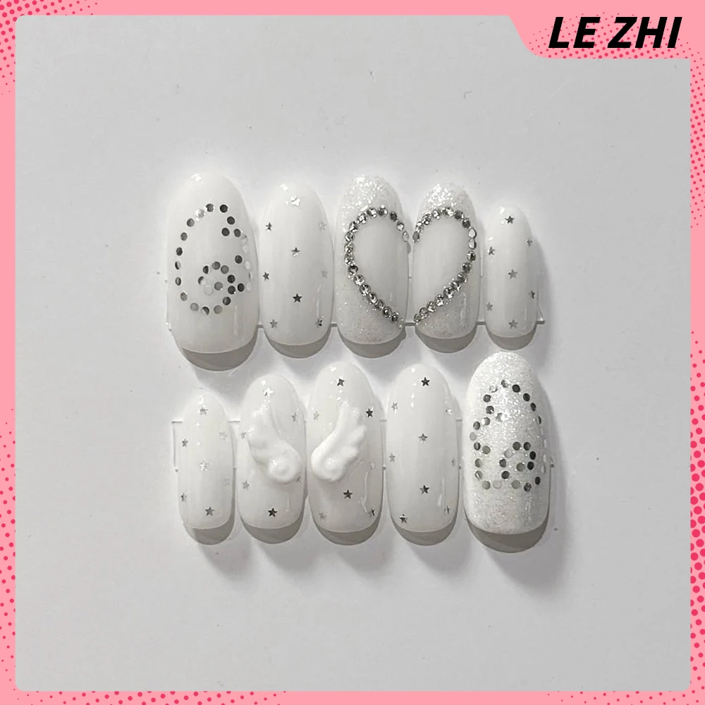 Y2K Retro Wings Stars Glitter  - đánh giá và giá Nail Art Inspo