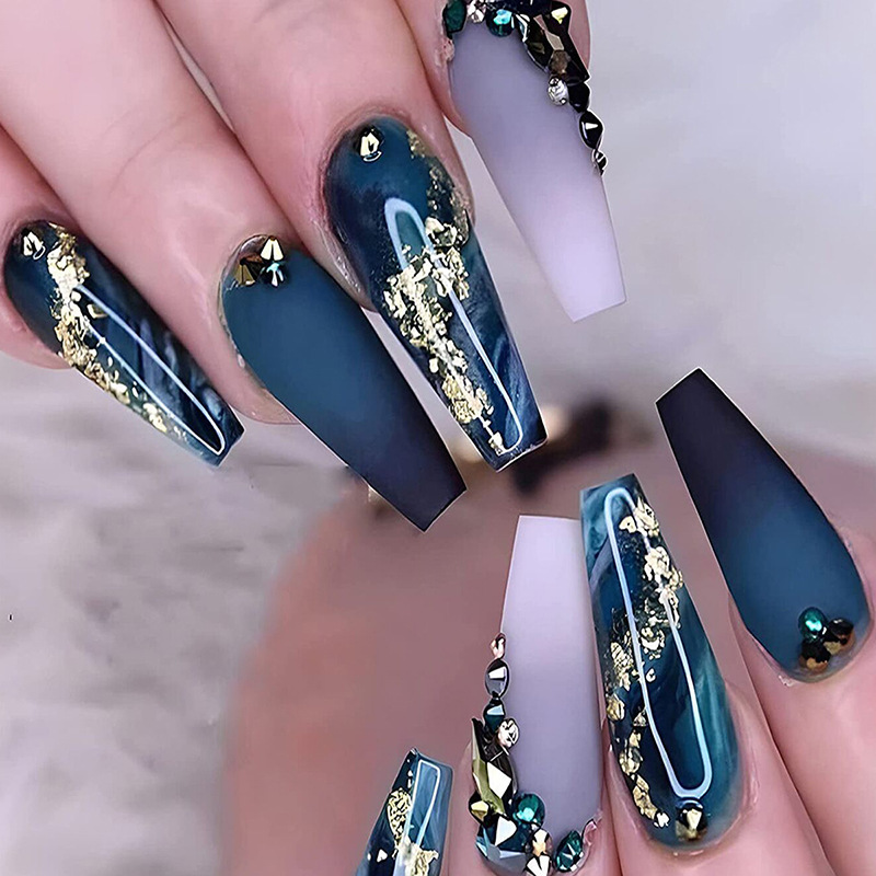 24Pcs Press on Fake Nails Shor - đánh giá và giá Nail Art Xl